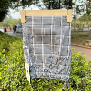 1.check cotton trouser